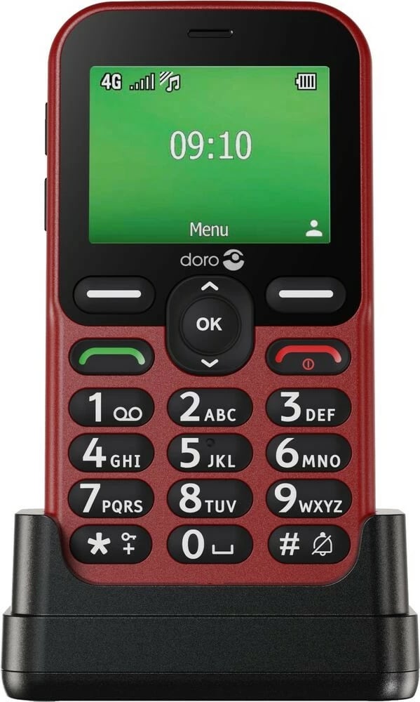Celular Doro Leva E10 LTE, i kuq