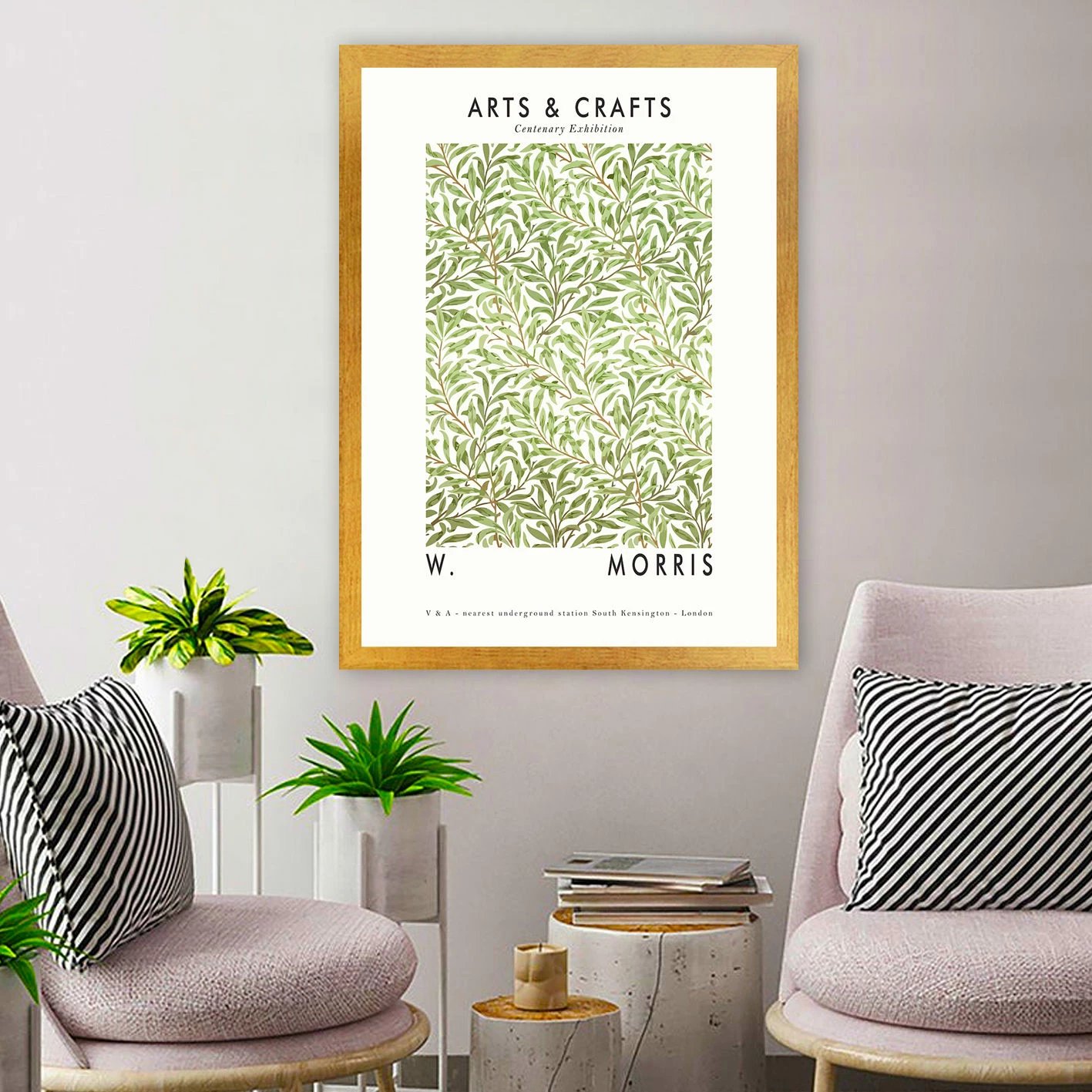 Pikturë dekorative me kornizë, shumëngjyrëshe, Wallity, AC7436502338335-3545