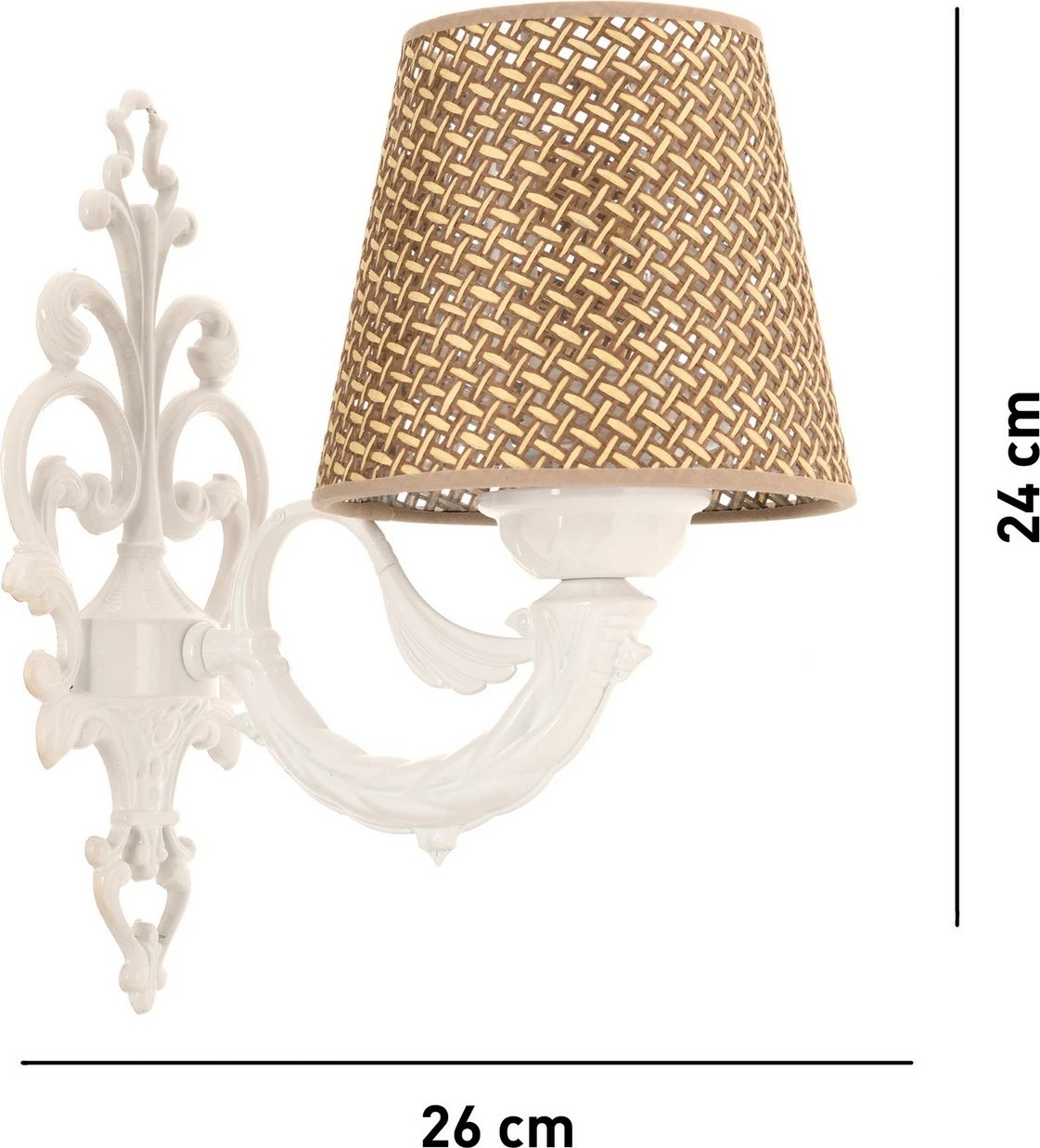 Llambë muri Opviq, Lily Hazeran, natyrale, e bardhë