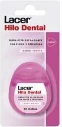 Fije dentare Lacer Extra Soft me fluor dhe triklosan 50m 1 copë