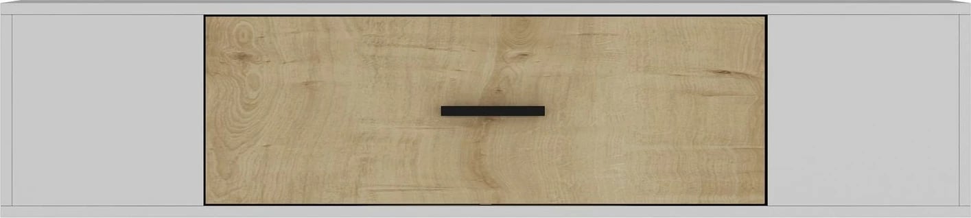 Komodë TV Skye Decor, e bardhë, lisi sapphire