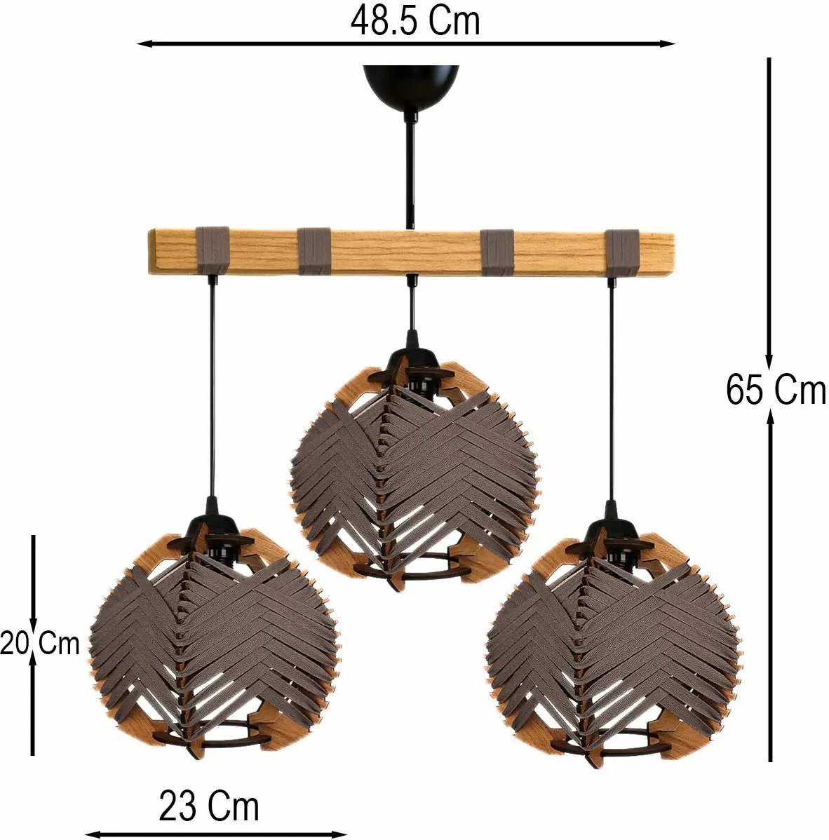 Llambadar druri Opviq, BK214, ngjyrë kafe, camel, e zezë