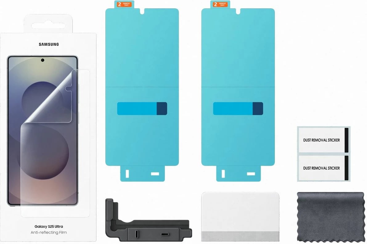 Folie mbrojtëse anti-reflektuese Samsung EF-US938CTEGWW për Galaxy S25 Ultra, 2 copë