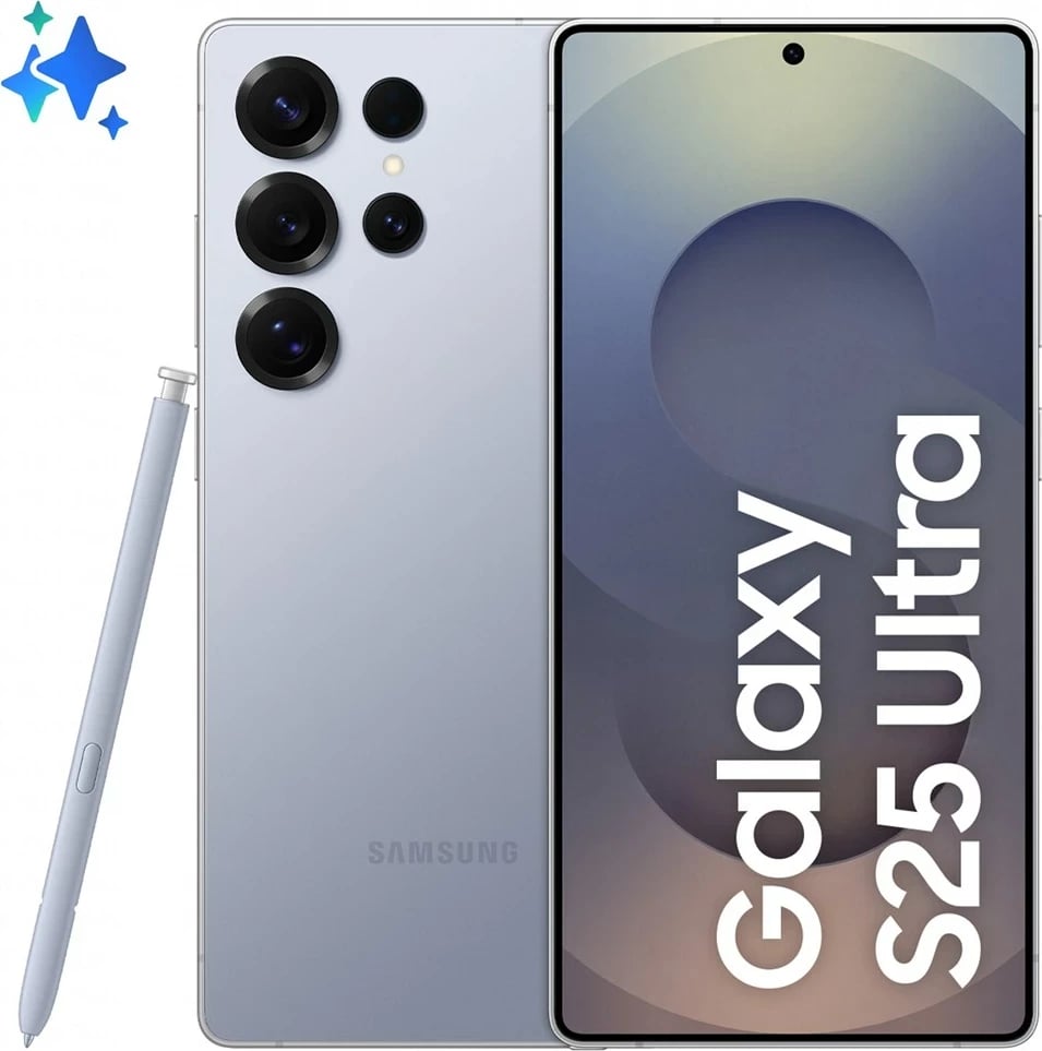 Celular Samsung Galaxy S25 Ultra, 6.9", 12+512GB, titanium silverblue