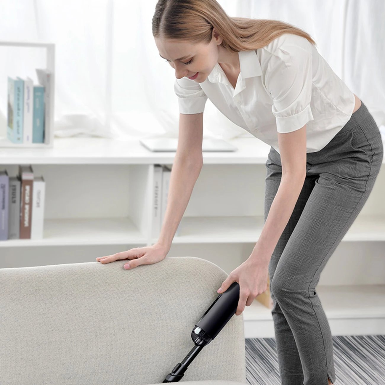 Fshesë elektrike për makinë Baseus A2Pro, 6000Pa, 80W, e bardhë