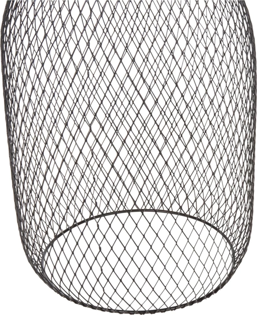 Llampë varëse tavani, rrjetë metali e zezë, FH4105, Φ20x145H cm Llampë varëse tavani, rrjetë metali e zezë, FH4105, Φ20x145H cm