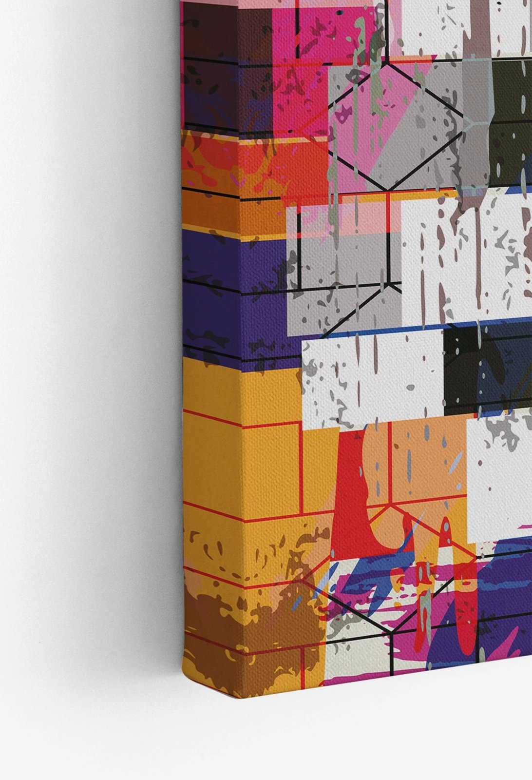 Pikturë dekorative në kanavacë, shumëngjyrëshe, Wallity Ersyfdc88, 40x60cm
