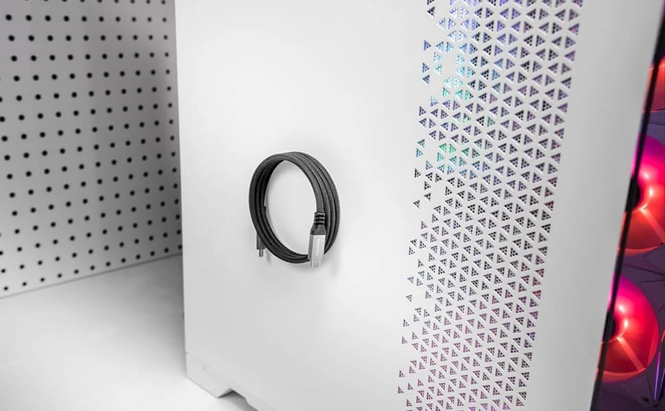 Kabllo USB-C në USB-C magnetike, Adata, CACCU3-100W-100AN-BK, USB 3.2 Gen 2 10Gbps PD 100W 1m, e zezë