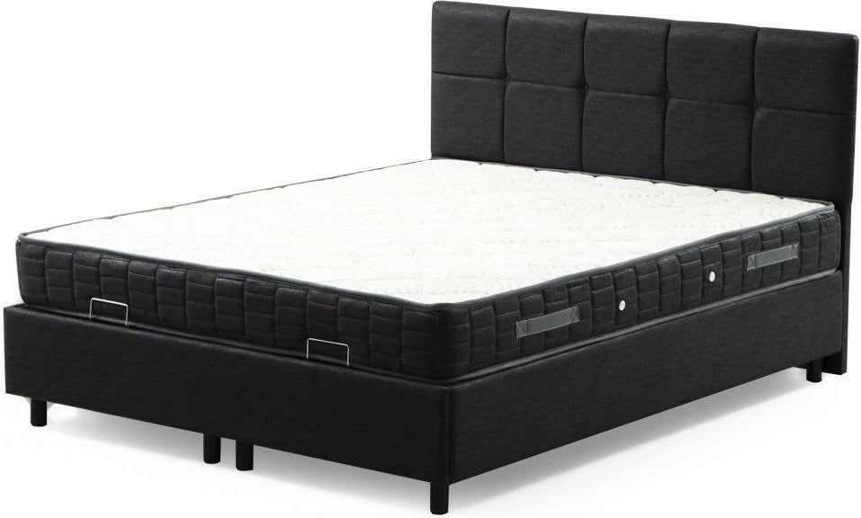 Set dysheku, baza dhe shtrati, ngjyrë antracit, Skye Decor, 120x200