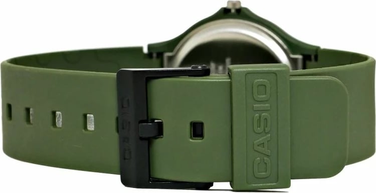 Orë dore femra Casio MQ-24UC-3BEF, e gjelbër, me kuti