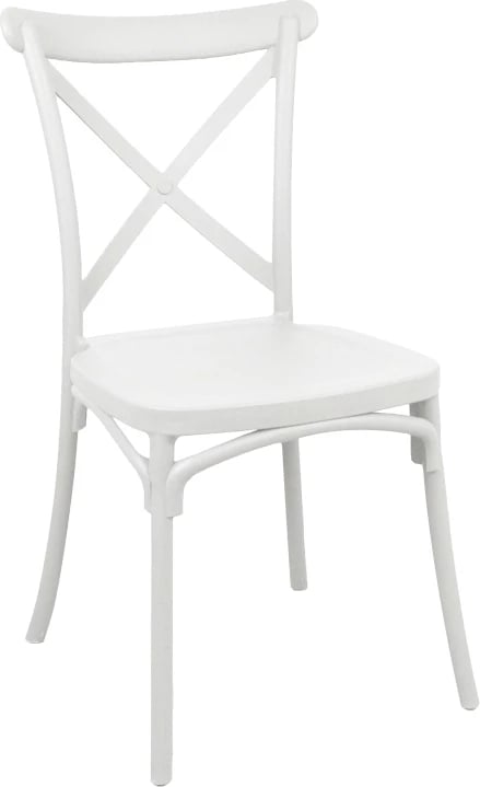 Karrige Crossie pp, ngjyrë e bardhë, 38x46.5x82cm