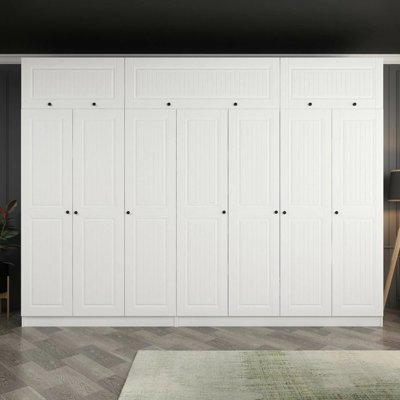 Dollap për rroba Skye Decor, i bardhë, 5232