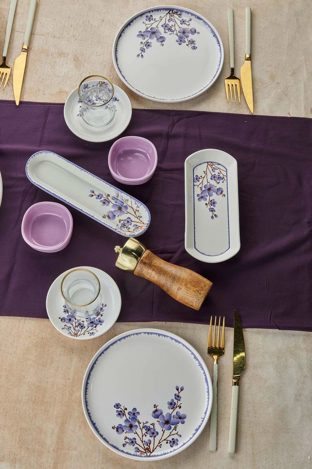 Set mëngjesi 21 pjesësh, Hermia Concept, SakuraLila21