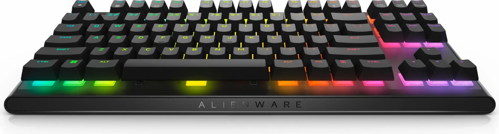 Tastierë mekanike gaming Alienware RGB Tenkeyless, Cherry MX Red, USB, e zezë