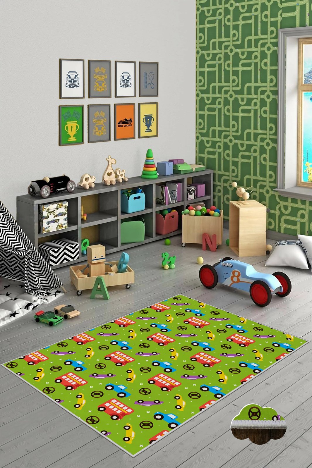 Qilim multingjyrësh për fëmijë, 120x180cm, WOOKECE076