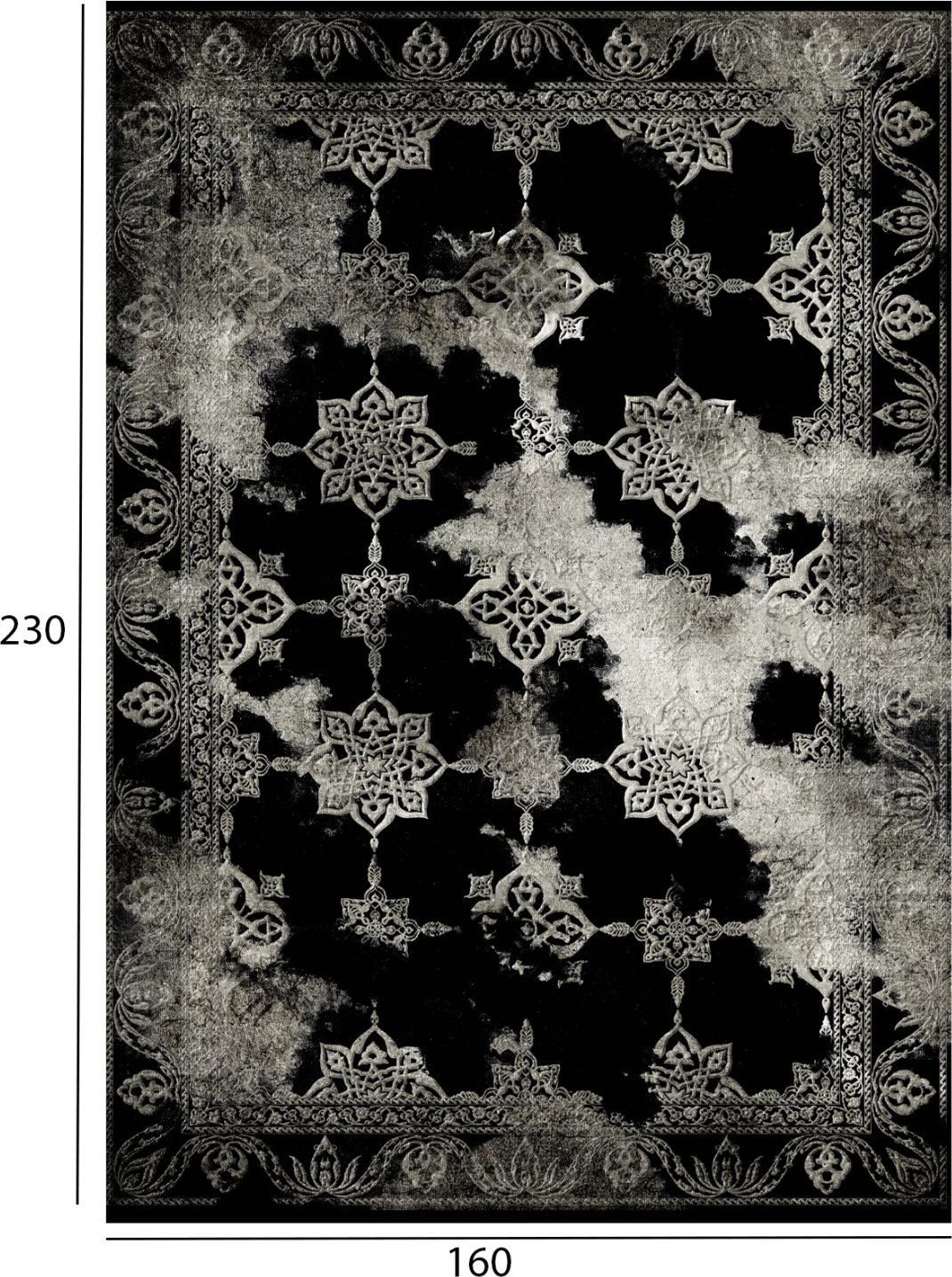 JOSIANE, tepih i zi, FH7675.17, 160x230cm, vintage, me franja
