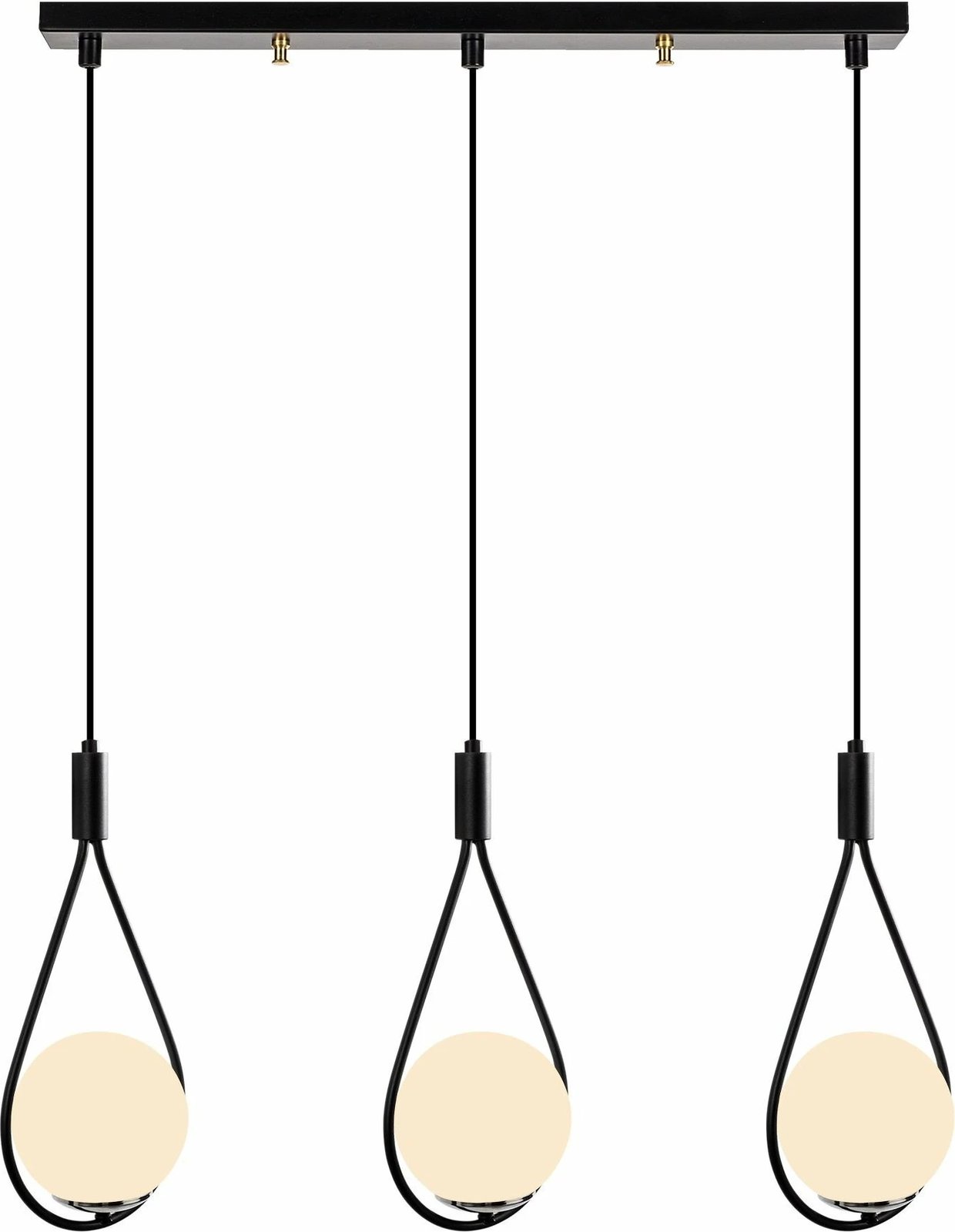 Llambë tavani Opviq Mudoni, e zezë, MR-939, 70x15cm, lartësi 146cm