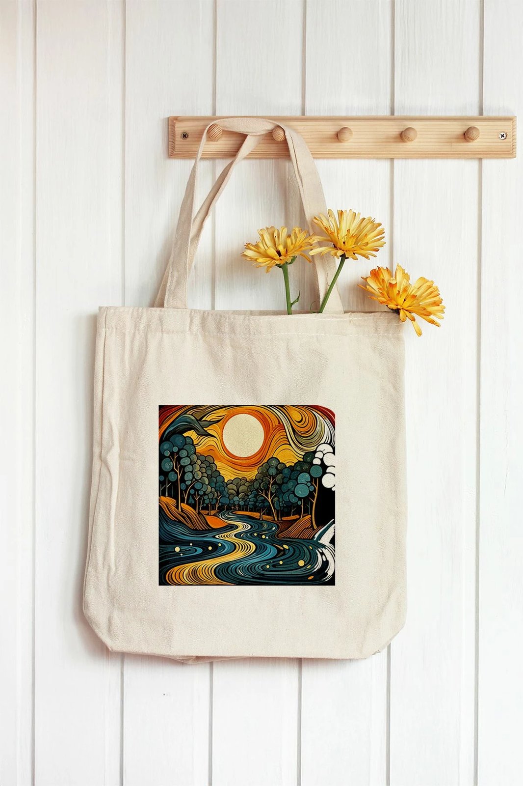 Çantë tote Zoozie Bags, model 21, shumëngjyrëshe