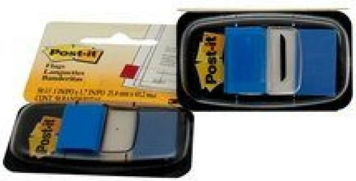 Shirita indeksimi 3M Post-it 680-23 me shpërndarës, blu