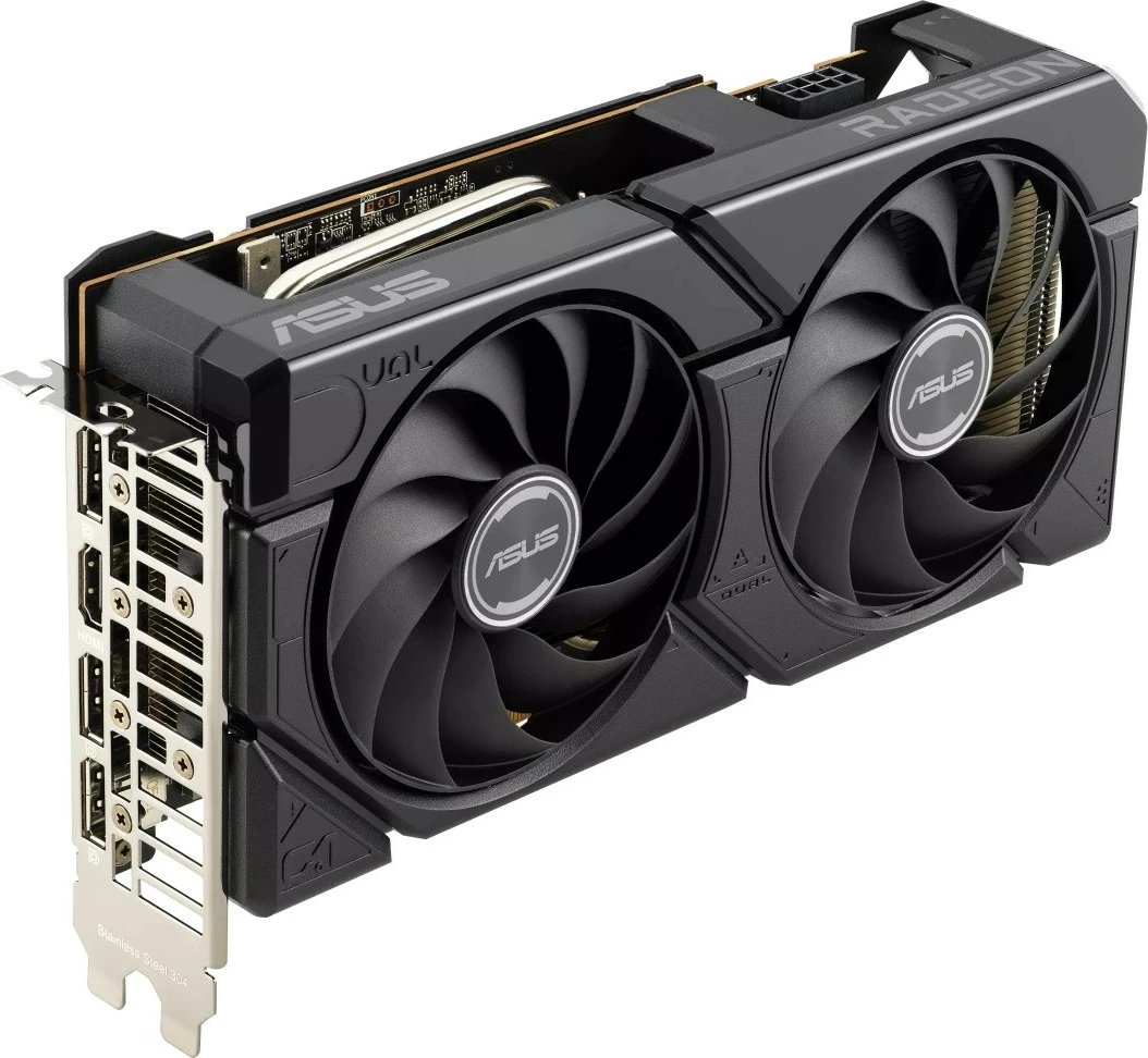 Kartelë grafike Asus Dual Radeon RX 7600 EVO OC Edition 8GB GDDR6, e zezë