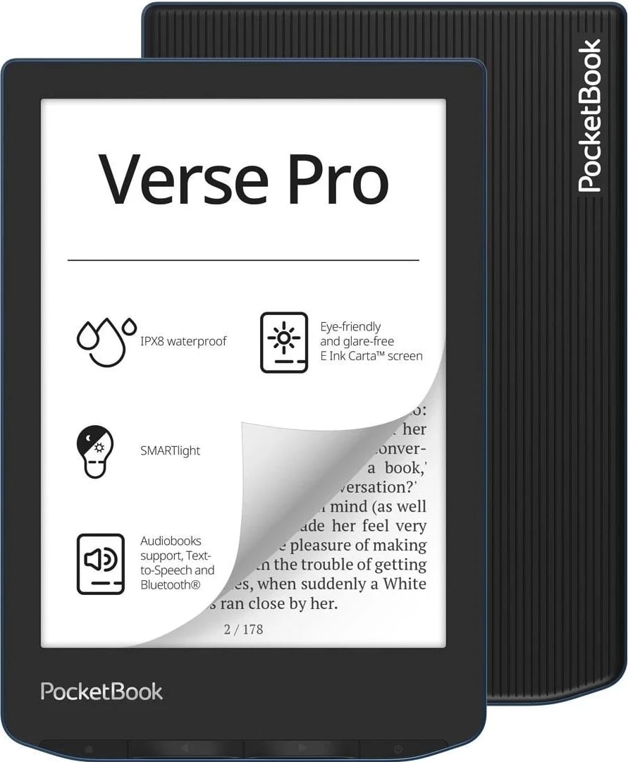 Lexuesi Elektronik PocketBook Verse Pro (634), blu