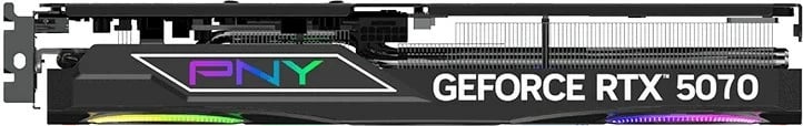 Kartelë grafike PNY GeForce RTX 5070 EPIC-X RGB OC, 12 GB GDDR7, E zezë
