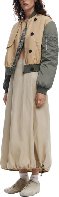 Fustanellë Desigual femra, beige