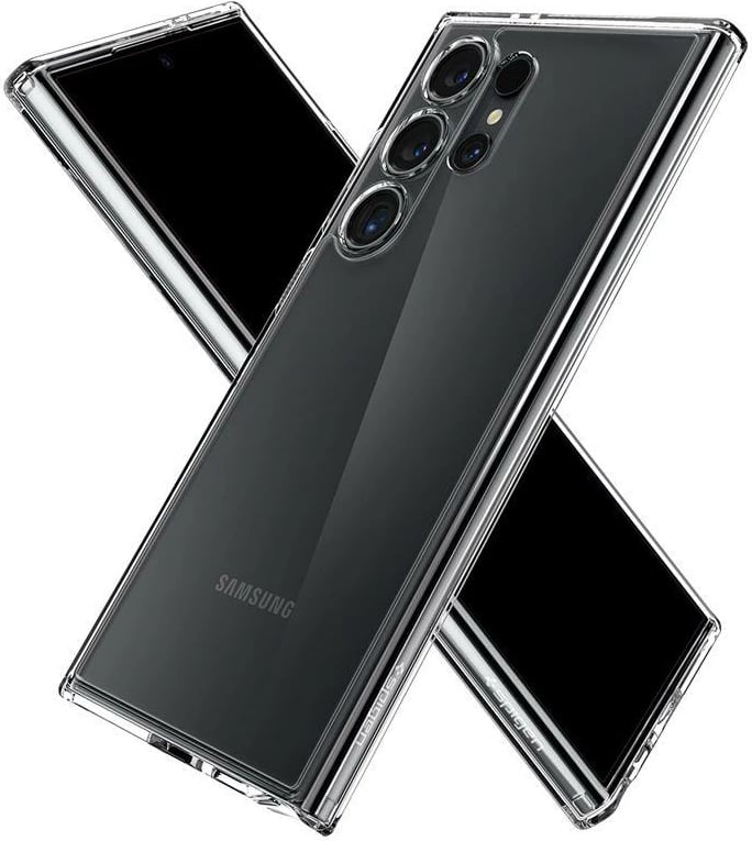 Mbështjellës Spigen Ultra Hybrid për Samsung Galaxy S24 Ultra, Transparent