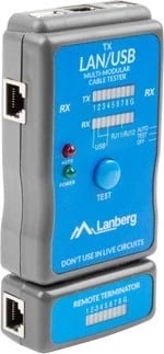 Testues Kabllor, Lanberg NT-0403, zi/kaltër