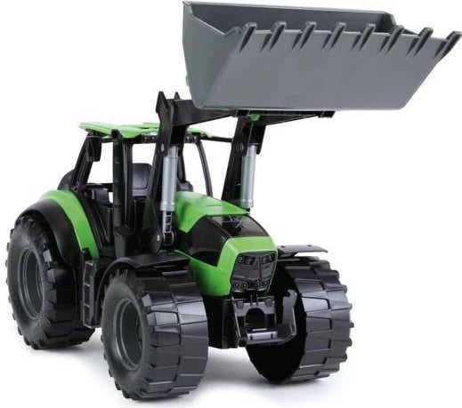 Traktor lodër Lena Worxx Deutz Fahr Agrotron 1:15 me kovë, 45 cm, e gjelbër/zezë/gri