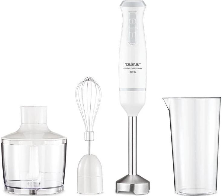 Blender dorë, Zelmer ZHB4562S Pulsar Deluxe Max, 800W, bardhë-gri