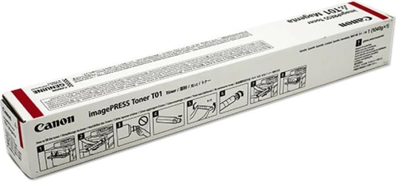 Toner Canon T01 original, rendiment deri 24,000 faqe, magenta, paketë 1