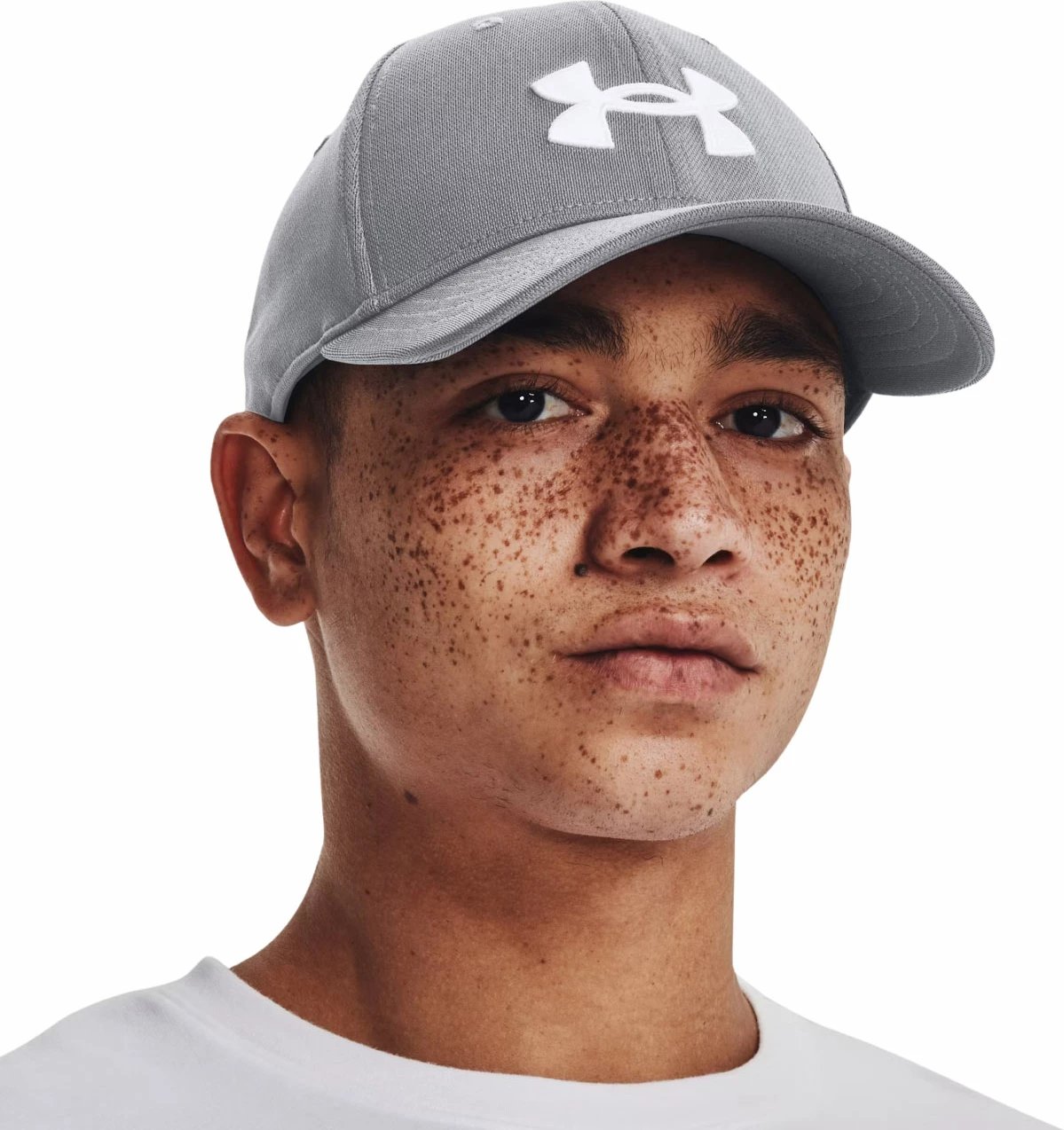 Kapelë për meshkuj Under Armour, gri e çelët