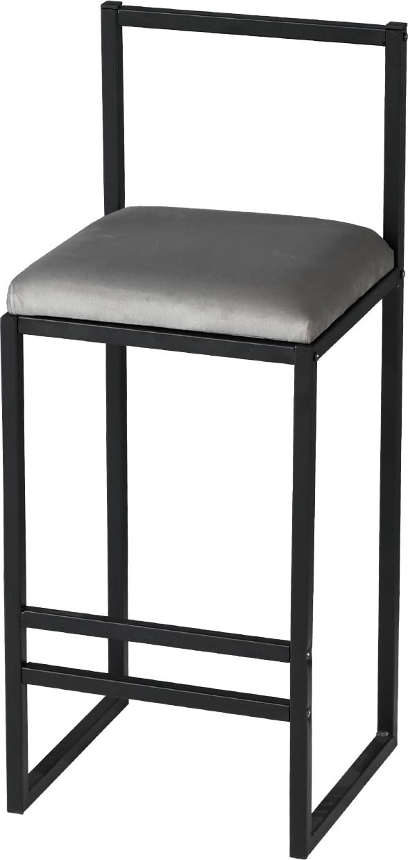 Karrige për bar Skye Decor, nordike, ngjyrë gri