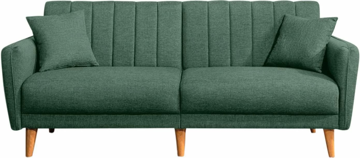 Divan-krevat treshe, Atelier del Sofa, ngjyrë e gjelbër