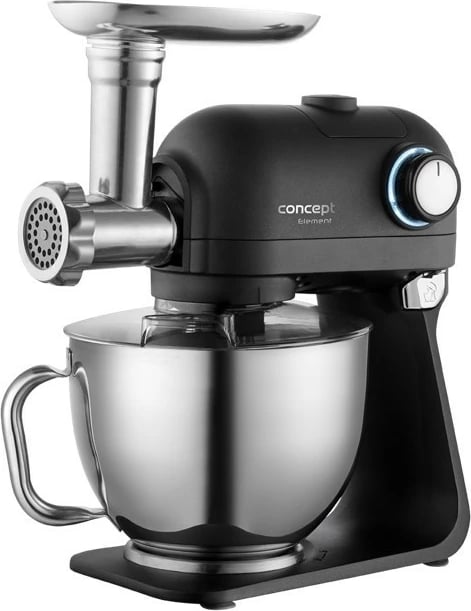 Robot kuzhine planetar Concept RM8000, 1200 W, tas 5 L, blender qelqi 1.5 L, me aksesorë, i zi