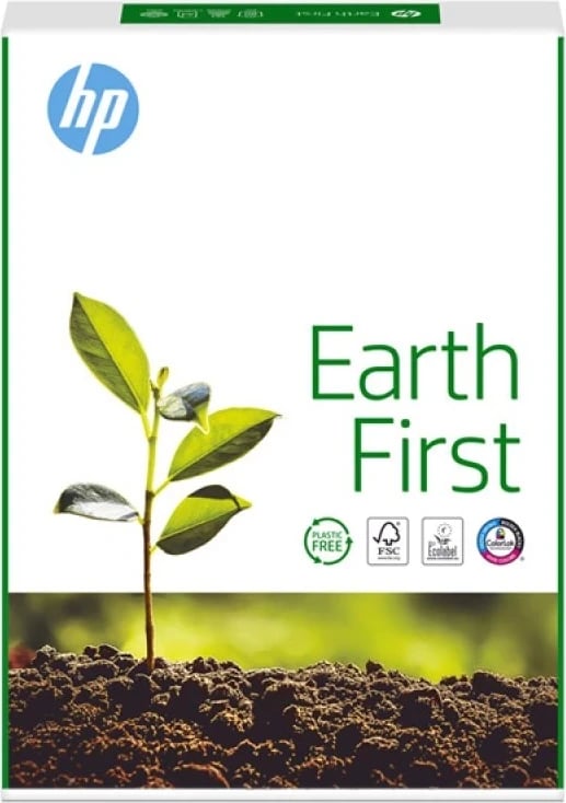 Letër fotokopje HP Earth First, Eco, A4, Klasa B+, 80GSM, 500 fletë