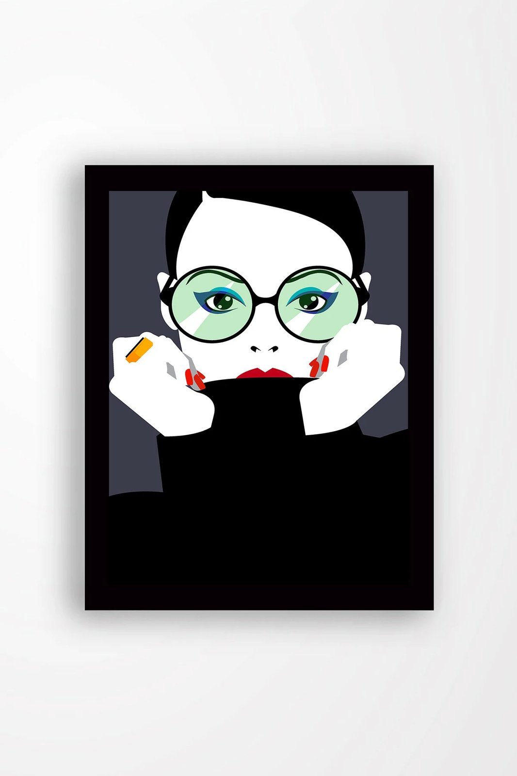 Pikturë dekorative me kornizë MDF, shumëngjyrëshe, SC0012, 41x56cm