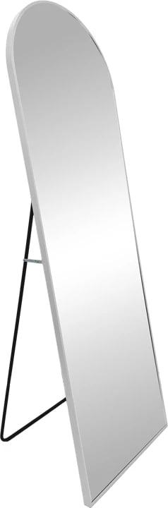 Pasqyrë Lorens, alumin, ngjyrë argjendi-e zezë, 46x40x150cm