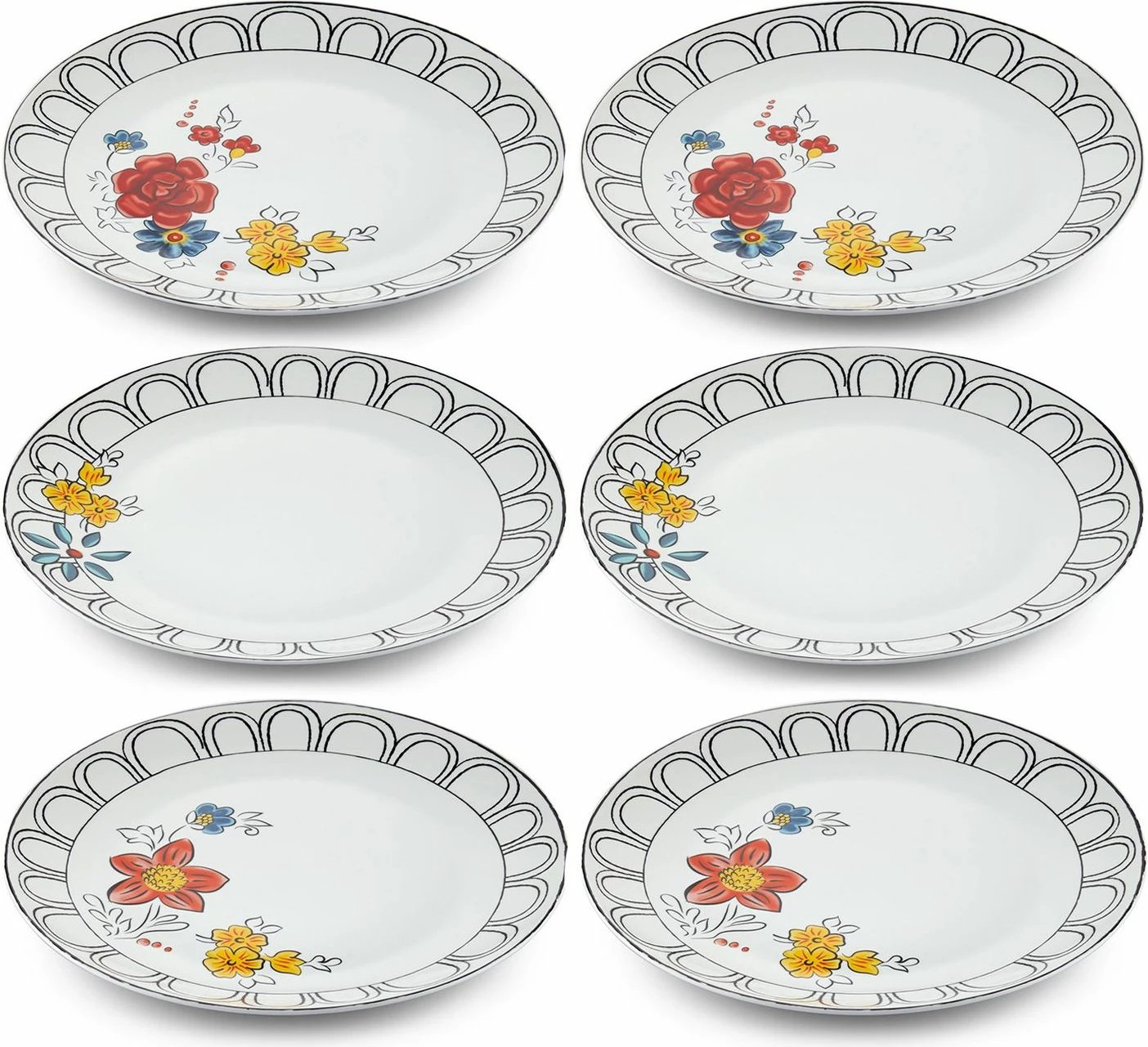 Set pjatash shërbimi (6 copë), Hermia, DNR0054