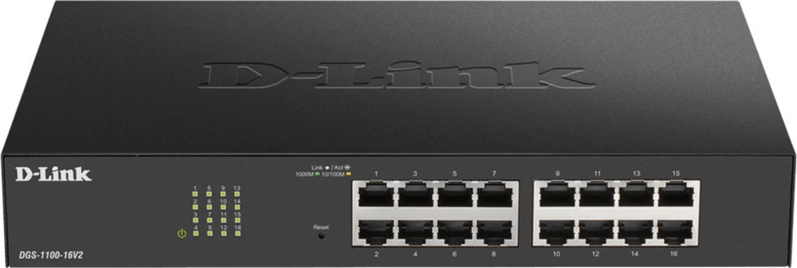 Switch, D-Link, DGS-1100-24PV2/E, 24 porta Gigabit, PoE, i zi