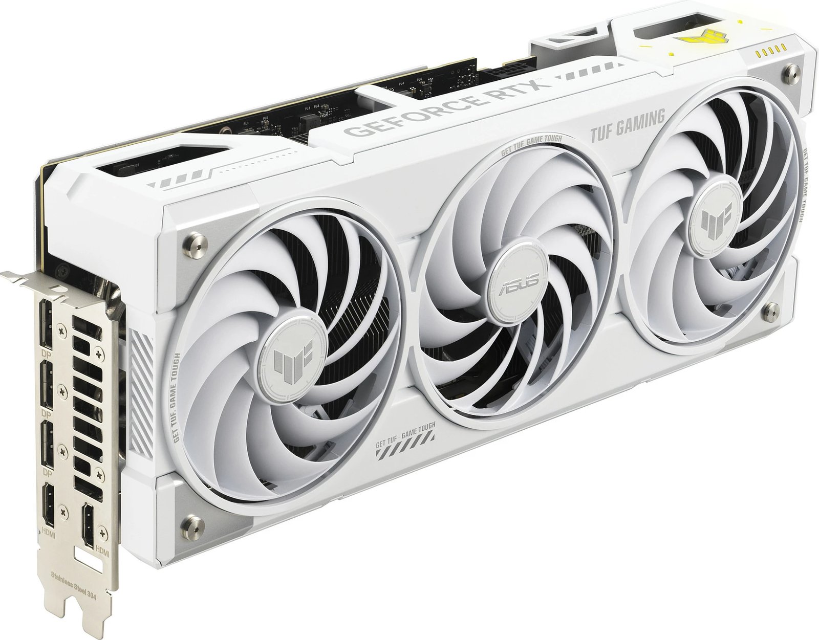 Kartë grafike ASUS TUF Gaming RTX 5070 Ti 16GB GDDR7 e bardhë