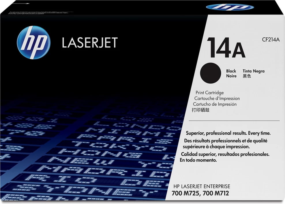 Toner HP 14A CF214A, rendiment 10000 faqe, i zi