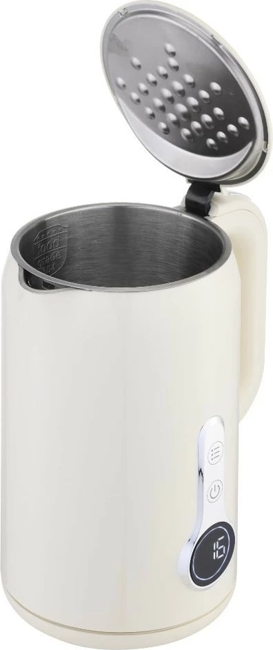 Ibrik elektrik Feel-Maestro MR-025-IVORY, 1.7L, kontroll temperature, ivory/silver