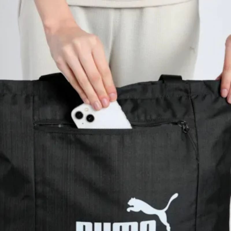 Çantë shopperi për femra Puma, e zezë