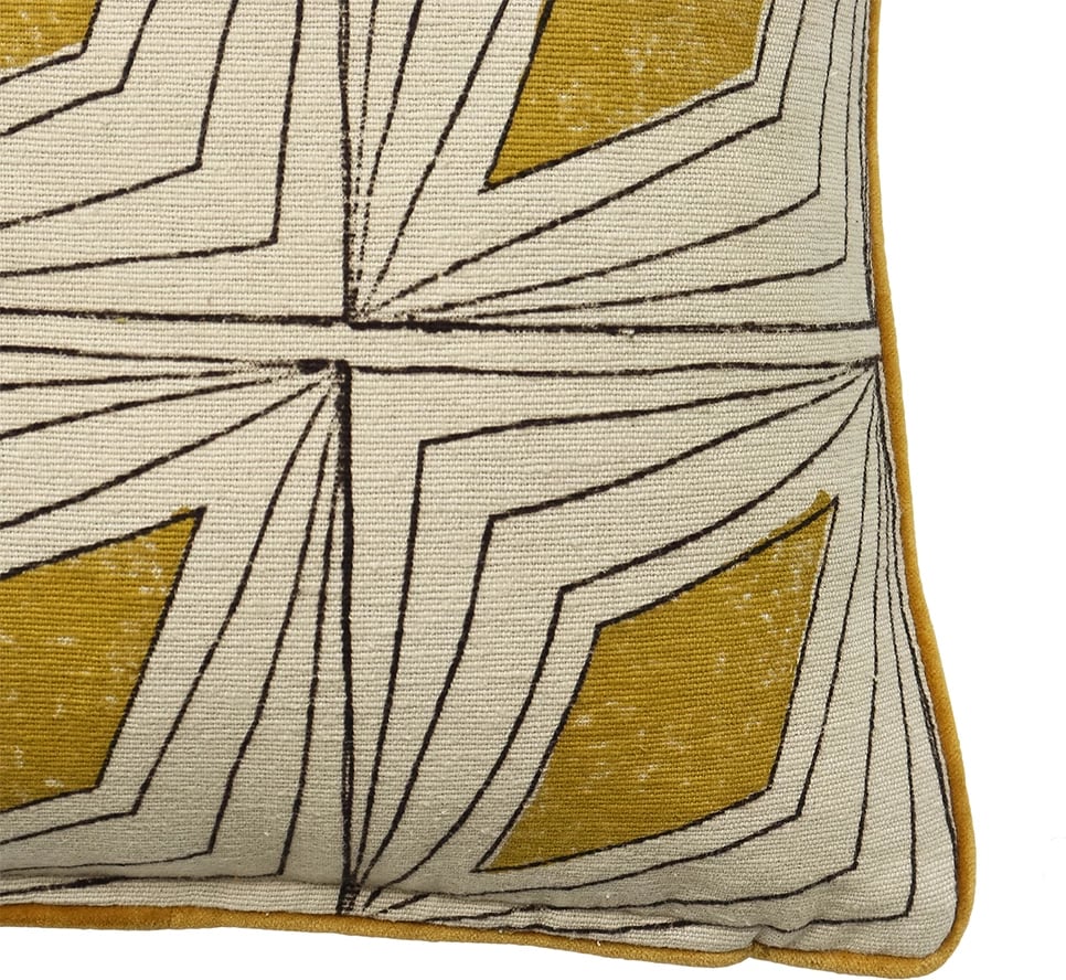 Jastëk dekorativ SAMOAN A, pambuk-viskozë, 50x50cm, bezhë-dijon