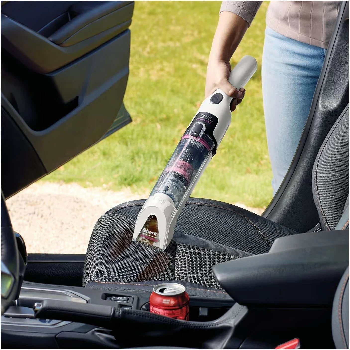 Pastrues me bateri Shark StainForce HX100EUT, i bardhë