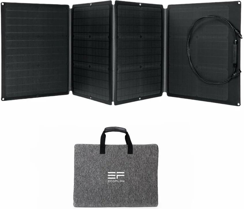 EcoFlow panel solar 110W me fuqi maksimale dalëse prej 110V