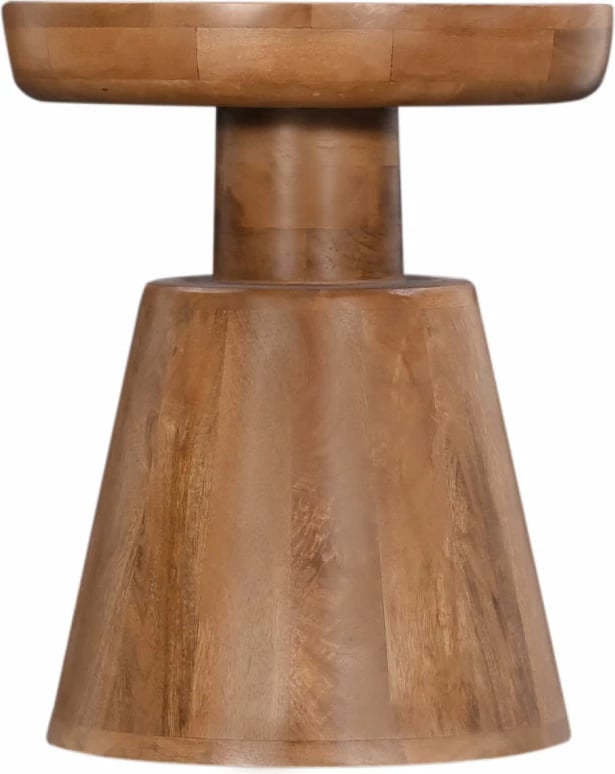 Tavolinë anësore Rook, dru mango natyral, 38x38x46 cm