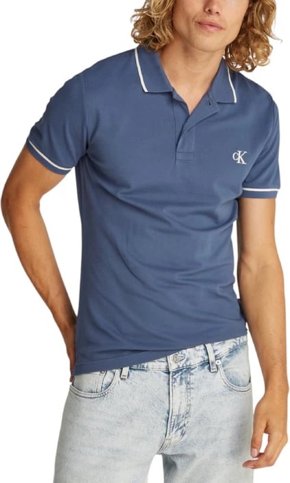 Maicë polo për meshkuj Calvin Klein Jeans, blu